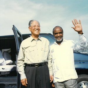 李登輝總統陪同海地總統蒲雷華訪視台中改良場 彰化新村-李登輝總統活動照片冊-MOFA109179CF-2020-12-PH00166-047