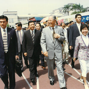 李登輝總統蒞臨蘭陽女中60週年校慶致詞 宜蘭市-李登輝總統活動照片冊-MOFA109179CF-2020-12-PH00166-050