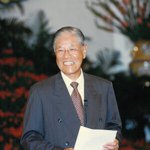 李登輝總統在「前瞻新世紀、總統與青年座談會」中結論，期許青年朋友 總統府-李登輝總統活動照片冊-MOFA109179CF-2020-12-PH00166-073