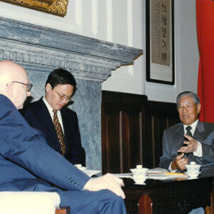 李登輝總統接受美國時代雜誌駐華府資深主筆Bruce W Nelan訪問 總統府-李登輝總統活動照片冊-MOFA109179CF-2020-12-PH00166-102