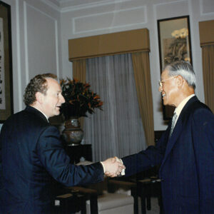 李登輝總統接見1997年諾貝爾經濟學獎得主摩頓 總統府-李登輝總統活動照片冊-MOFA109179CF-2020-12-PH00166-112