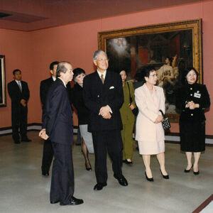 李總統登輝先生伉儷參觀「傳奇之美-女人頌」西洋繪畫與雕塑特展-李登輝總統活動照片冊-MOFA109179CF-2020-12-PH00170-099