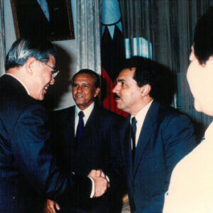 總統接見哥斯大黎加最高選舉法院院長布雷涅斯(中)和哥國最高法院院長布朗哥(右)-李總統就職後照片樣本-MOFA109179CF-2020-12--PH00002-028