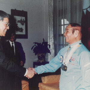 在總統府接見第七屆世界高齡田徑賽金牌得主九三高齡王錦昌老先生-李總統就職後照片樣本-MOFA109179CF-2020-12--PH00002-067