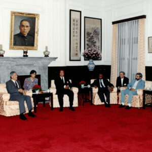 接見1990年進步夥伴展索羅門商業部長安德森等-李總統照片冊-MOFA109179CF-2020-12--PH00008-001