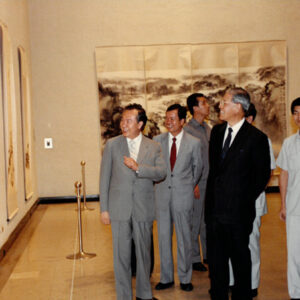 參觀歐豪年先生畫展-李總統照片冊-MOFA109179CF-2020-12--PH00008-011