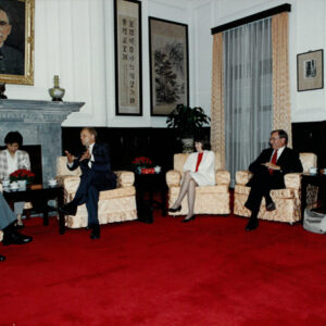 接見威斯康辛大學總統校長DR.K.A.SHAW夫婦-李總統照片冊-MOFA109179CF-2020-12--PH00008-062