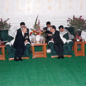 海基會大陸訪問團抵達北京於釣魚台賓館第十號樓會晤錢其琛先生-海基會大陸訪問團照片集-MOFA109179CF-2020-12-PH00013-073