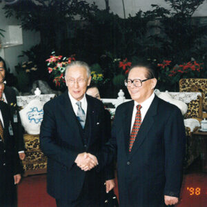 海基會大陸訪問團抵達北京於釣魚台賓館第十八號樓會晤江澤民先生-海基會大陸訪問團照片集-MOFA109179CF-2020-12-PH00013-085