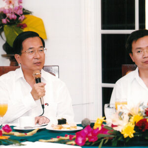 與國內隨團媒體記者茶敘 貝里斯-陳水扁總統活動照片-MOFA109179CF-2020-12-PH00014-062