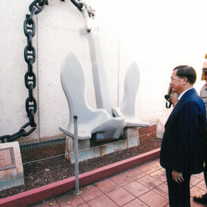 參觀亞利桑那紀念館 美國夏威夷-陳水扁總統訪中南美過境美國-MOFA109179CF-2020-12-PH00015-012