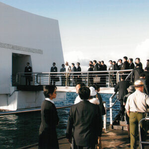 參觀亞利桑那紀念館 美國夏威夷-陳水扁總統訪中南美過境美國-MOFA109179CF-2020-12-PH00015-018