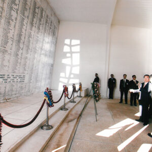 參觀亞利桑那紀念館 美國夏威夷-陳水扁總統訪中南美過境美國-MOFA109179CF-2020-12-PH00015-019