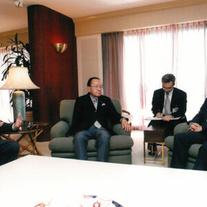 接見美國聯邦參議員井上健(Daniel Inouye