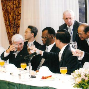 與友邦元首或特使早餐敘 巴拿馬-陳水扁總統訪中南美過境美國-MOFA109179CF-2020-12-PH00015-084