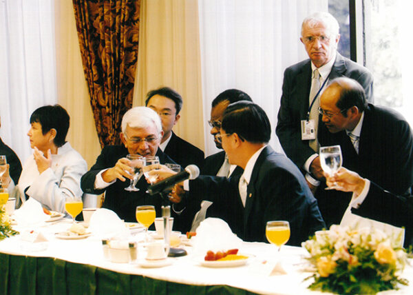 與友邦元首或特使早餐敘 巴拿馬-陳水扁總統訪中南美過境美國-MOFA109179CF-2020-12-PH00015-085