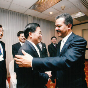 與多明尼加總統Leonel Fernandez閣下雙邊會晤 巴拿馬-陳水扁總統訪中南美過境美國-MOFA109179CF-2020-12-PH00015-100