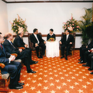 與多明尼加總統Leonel Fernandez閣下雙邊會晤 巴拿馬-陳水扁總統訪中南美過境美國-MOFA109179CF-2020-12-PH00015-101