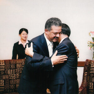 與多明尼加總統Leonel Fernandez閣下雙邊會晤 巴拿馬-陳水扁總統訪中南美過境美國-MOFA109179CF-2020-12-PH00015-104