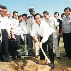 陳水扁總統與布吉納法索總統龔保雷共同主持陸稻推廣計劃剪綵-第一次出訪-民主外交、友誼之旅-MOFA109179CF-2020-12-PH00016-018