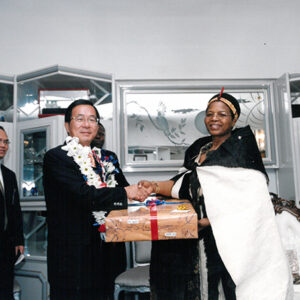 陳水扁總統於史瓦濟蘭會晤史國王母恩彤碧陛下-第三次出訪-合作互助、關懷之旅-MOFA109179CF-2020-12-PH00016-054