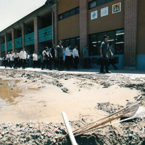 視察仁安橋受創情形-陳水扁總統活動照片及吳淑珍女士參加2004年帕運活動照片-MOFA109179CF-2020-12-PH00017-004