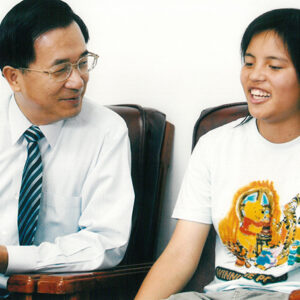 拜訪總統教育獎國中組得獎同學余涵-陳水扁總統活動照片及吳淑珍女士參加2004年帕運活動照片-MOFA109179CF-2020-12-PH00017-018