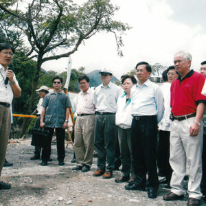 關心松鶴部落災情-陳水扁總統活動照片及吳淑珍女士參加2004年帕運活動照片-MOFA109179CF-2020-12-PH00017-075