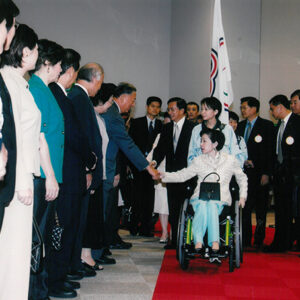 「超越巔峰，珍愛關懷」之旅一夫人前往雅典行前講話-陳水扁總統活動照片及吳淑珍女士參加2004年帕運活動照片-MOFA109179CF-2020-12-PH00017-078