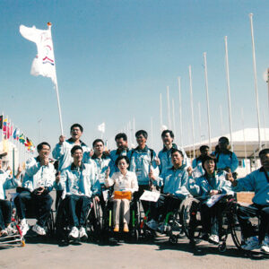 夫人至選手村為選手加油-陳水扁總統活動照片及吳淑珍女士參加2004年帕運活動照片-MOFA109179CF-2020-12-PH00017-083