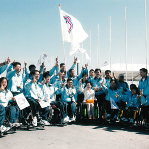 夫人至選手村為選手加油-陳水扁總統活動照片及吳淑珍女士參加2004年帕運活動照片-MOFA109179CF-2020-12-PH00017-084