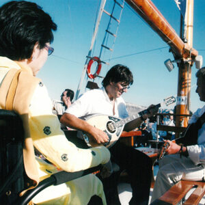 夫人搭船遊火山島-陳水扁總統活動照片及吳淑珍女士參加2004年帕運活動照片-MOFA109179CF-2020-12-PH00017-094