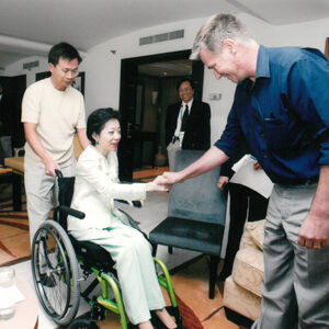 夫人接受國際媒體專訪之二-陳水扁總統活動照片及吳淑珍女士參加2004年帕運活動照片-MOFA109179CF-2020-12-PH00017-117