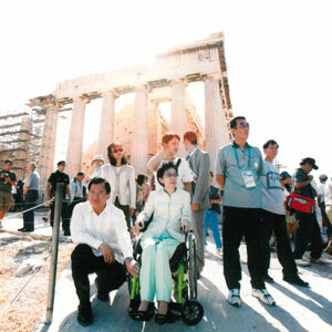 夫人參訪雅典衛城-陳水扁總統活動照片及吳淑珍女士參加2004年帕運活動照片-MOFA109179CF-2020-12-PH00017-128