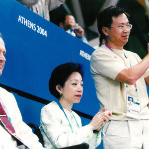 夫人為我國桌球選手加油-陳水扁總統活動照片及吳淑珍女士參加2004年帕運活動照片-MOFA109179CF-2020-12-PH00017-131