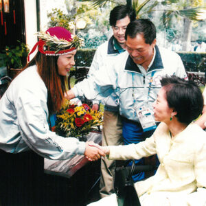 夫人主持殘障奧會代表團慰勞晚宴-陳水扁總統活動照片及吳淑珍女士參加2004年帕運活動照片-MOFA109179CF-2020-12-PH00017-135