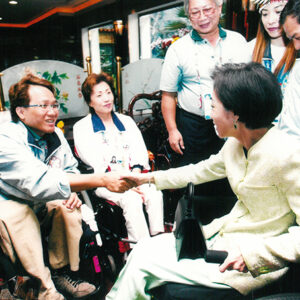 夫人主持殘障奧會代表團慰勞晚宴-陳水扁總統活動照片及吳淑珍女士參加2004年帕運活動照片-MOFA109179CF-2020-12-PH00017-136