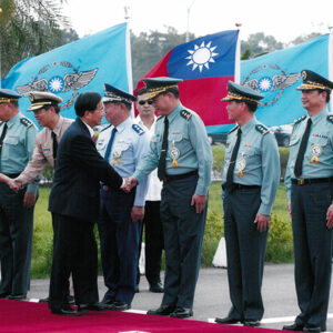 視察「漢光廿一號實兵演練」-陳水扁總統活動照片-MOFA109179CF-2020-12-PH00018-104