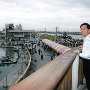 視察王功漁人碼頭-陳水扁總統活動照片-MOFA109179CF-2020-12-PH00018-149