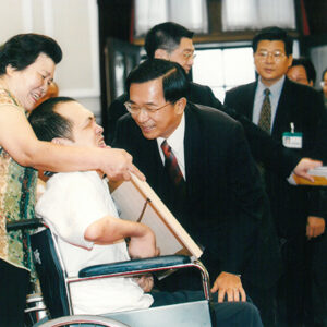 參加「教育百年團灌溉台灣計劃」啟動儀式暨記者會 總統府大禮堂-陳總統活動照片-MOFA109179CF-2020-12-PH00020-038