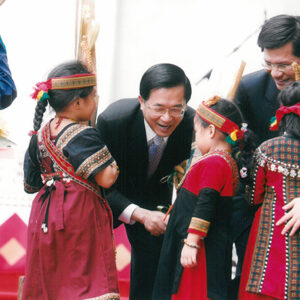 參加原民會「縮減數位落差-共星共碟計劃」成果記者會 台北市-陳總統活動照片-MOFA109179CF-2020-12-PH00020-152