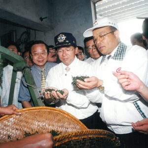 陳水扁總統赴台北縣參觀茶農製茶過程-陳水扁總統活動照片-MOFA109179CF-2020-12-PH00021-007