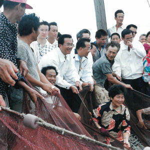 陳水扁總統赴高雄彌陀鄉參訪虱目魚養殖場-陳水扁總統活動照片-MOFA109179CF-2020-12-PH00021-013