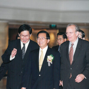 陳水扁總統蒞臨台北凱悅飯店參加「全球面向系列研討會」致詞-陳水扁總統活動照片-MOFA109179CF-2020-12-PH00023-007