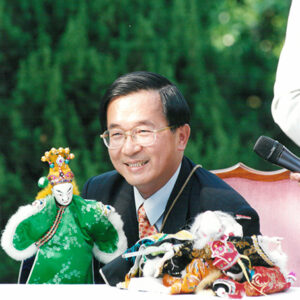 陳水扁總統於台北賓館參加九十年藝文界新春文薈-陳水扁總統活動照片-MOFA109179CF-2020-12-PH00023-009