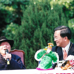 陳水扁總統於台北賓館參加九十年藝文界新春文薈-陳水扁總統活動照片-MOFA109179CF-2020-12-PH00023-010