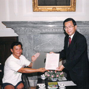 陳水扁總統於總統府接見國際反地雷組織大使Mr.Reth-陳水扁總統活動照片-MOFA109179CF-2020-12-PH00024-009