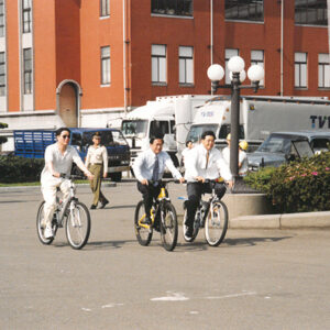 陳水扁總統再騎腳踏車赴總統府上班-陳水扁總統活動照片-MOFA109179CF-2020-12-PH00025-008