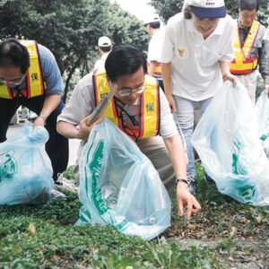 陳水扁總統赴重慶南路擔任社區環保義工-陳水扁總統活動照片-MOFA109179CF-2020-12-PH00025-016
