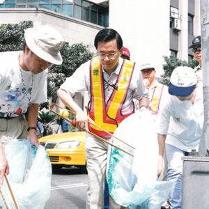 陳水扁總統赴重慶南路擔任社區環保義工-陳水扁總統活動照片-MOFA109179CF-2020-12-PH00025-018